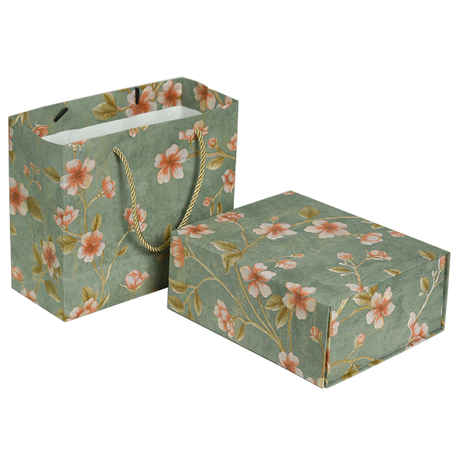 Luxurious Gift Box,9.8"x7.9"x4" Magnetic Closure Rectangle Collapsible Box for Christmas,Valentine's Day and Anniversaries