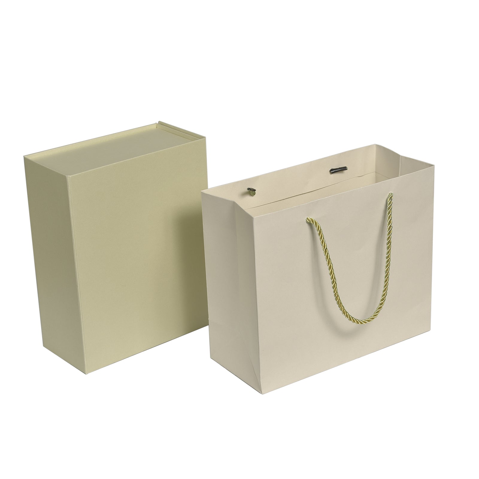 Luxury Gift Boxes with Lids for Presents Magnetic Closure Rectangle Collapsible for Christmas, Halloween, Birthday,Valentine's Day Gift Packging (Beige)
