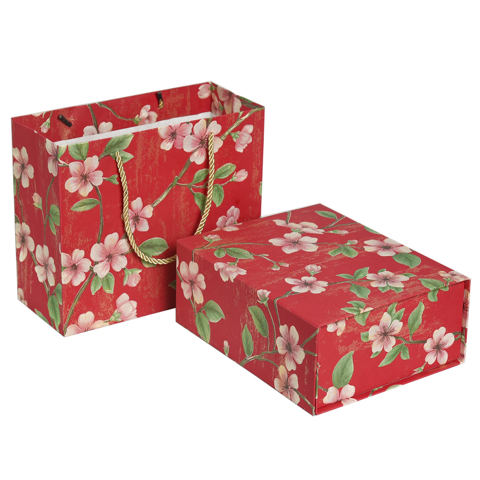 Luxurious Gift Box 9.8"x7.9"x4" Magnetic Closure Rectangle Collapsible Box for Christmas,Valentine's Day and Anniversaries