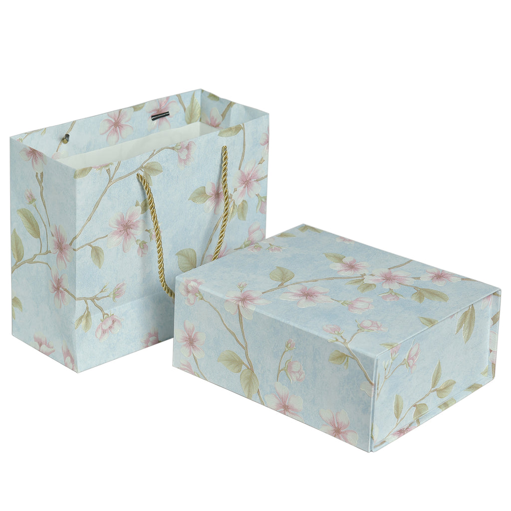 Gift Box 9.8"x7.9"x4", Magnetic Closure Rectangle Collapsible Box for Christmas,Valentine's Day and Anniversaries